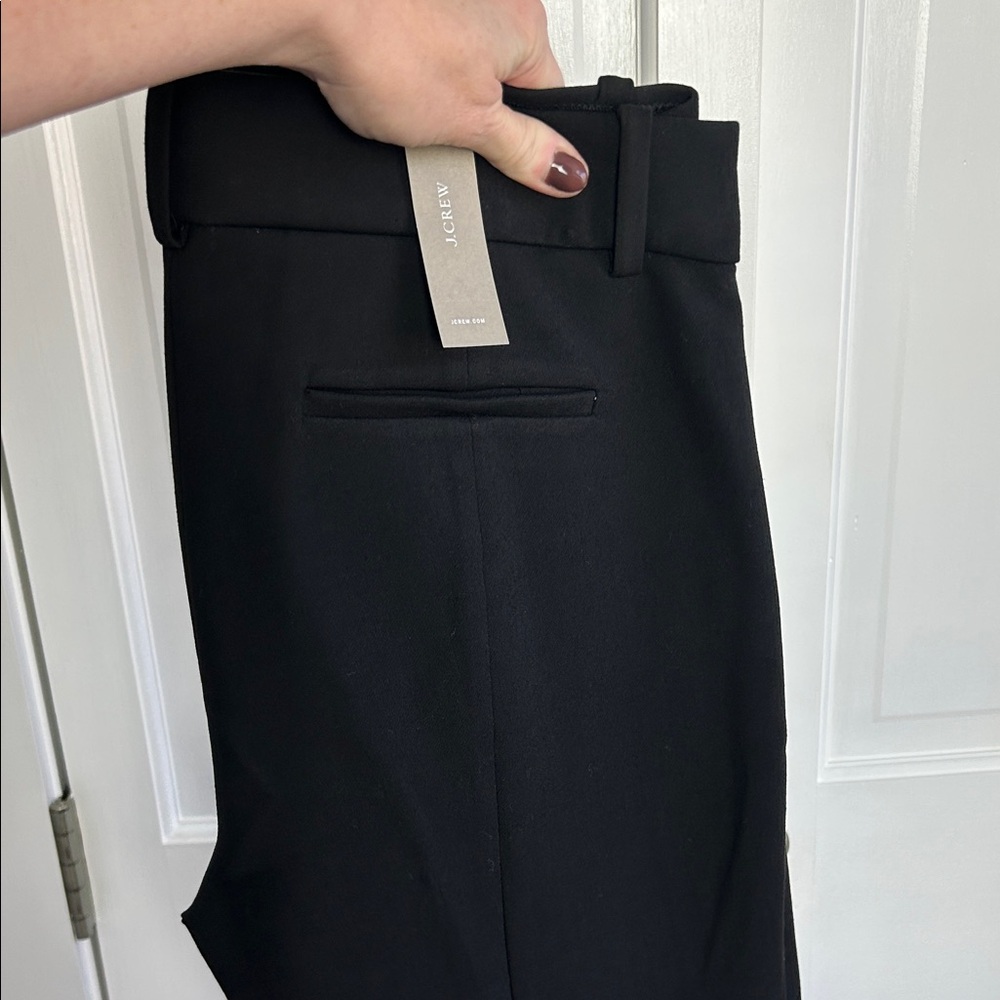 NWT J. Crew Women's “Cameron” Black Pants, Size 8